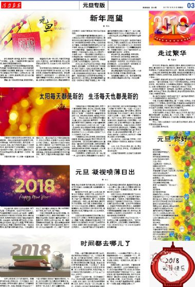 A3:元旦*专版